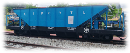 漏斗形铁路货运车厢